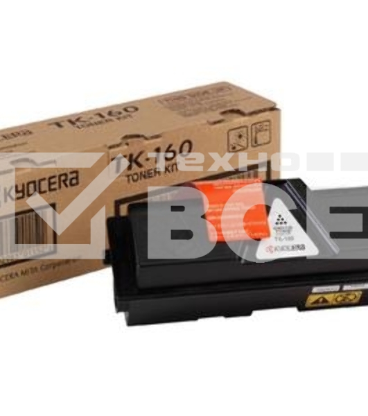 Картридж лазерный Kyocera TK-160 (1T02LY0NL0/1T02LY0NLC) черный для FS-1120D/FS-1120DN/P2035D/P2035DN 2500 стр.