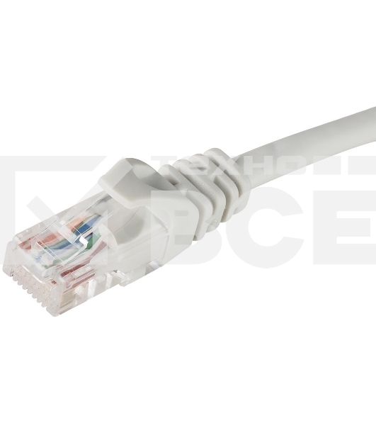 Коммутационный шнур (патч-корд) ITK PC01-C5EUL-05M , кат.5Е UTP, LSZH, 0,5м, серый     