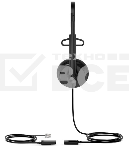 Гарнитура YEALINK YHS34 Lite Mono Моно, Проводная, HD звук, QD, RJ9, шт