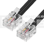 Телефонный шнур Greenconnect удлинитель для аппарата  0.5m GCR-TP6P4C-0.5m, 6P4C (джек 6p4c - jack 6p4c) белый Greenconnect Телефонный шнур удлинитель для аппарата  0.5m GCR-TP6P4C-0.5m, 6P4C (джек 6p4c - jack 6p4c) белый, фото7