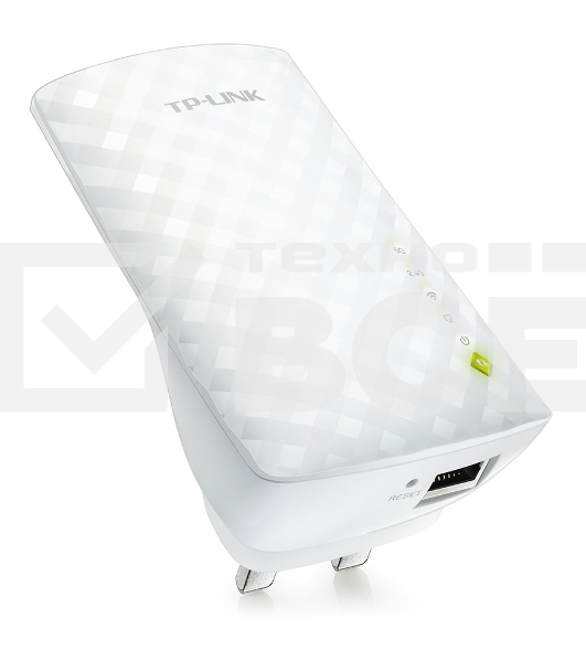 Повторитель беспроводного сигнала TP-Link SOHO RE200 10/100BASE-TX/Wi-Fi белый поставляется без кабеля RJ-45