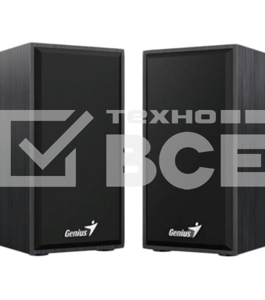 Колонки Genius SP-HF180, 2.0, 2 x 3W, USB-power, Black