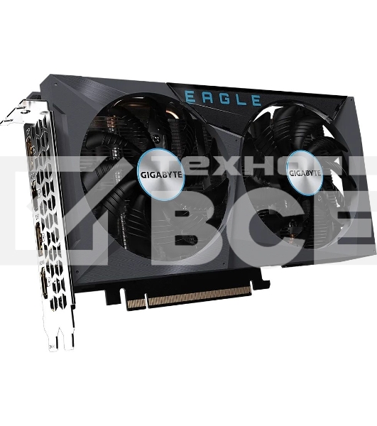 Видеокарта Gigabyte GV-N3050EAGLE OC-8GD PCI-E 4.0 128bit GDDR6 1792/14000 HDMIx2 DPx2 HDCP Ret