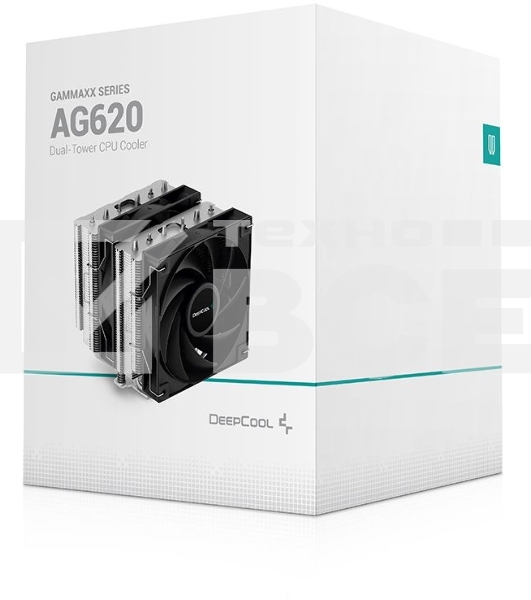 Кулер Deepcool AG620 R-AG620-BKNNMN-G-1 серебристый/черный 120мм алюминий+медь 1850rpm 29.4db 260W 157мм