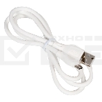 Кабель USB HOCO X61 Ultimate silicone для Micro USB, 2.4А, длина 1.0м, белый, фото3