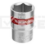Головка торцевая, 19 мм, 6-гранная, CrV, под квадрат 1/2