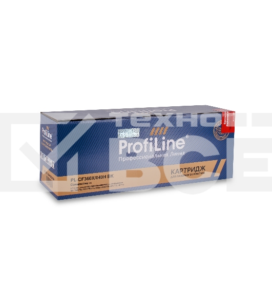 Картридж лазерный PL-CF360X/040H (№508X) для принтеров HP Color LaserJet M552/M552dn/M553/M553dn/M553n/M553x/M577/M577dn/M577f/M577c/Canon i-SENSYS LBP-710/LBP-712 Black 12500 копий ProfiLine