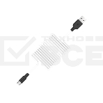 Кабель HOCO USB X21 Silicone, USB - Type-C, 2А, 1 м, белый, фото 1