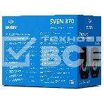 Колонки Sven 370 2.0 чёрные  (2x2W, USB, RGB подсветка), фото 1