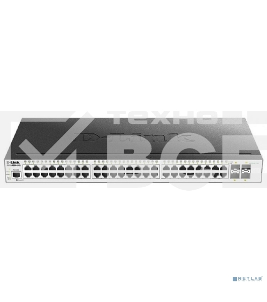 Коммутатор D-Link DGS-3000-52L/B1A 48G 4SFP управляемый