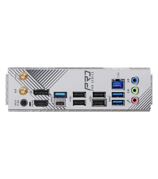 Материнская плата ASRock B650M PRO RS WIFI, Socket AM5, AMD B650, 4xDDR5-5200, HDMI+DP, 2xPCI-Ex16, 4xSATA3(RAID 0/1/10), 3xM.2, 8 Ch Audio, 1x2.5GLan, WiFi, (4+4)xUSB2.0, (3+4)xUSB3.2, (1+1)xUSB3.2 Type-C™, mATX, RTL,