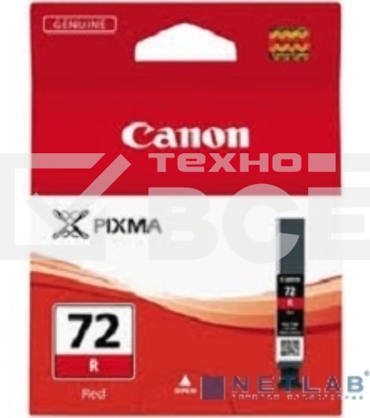 Картридж струйный PGI-72R (6410B001), для Canon для PRO-10, Красный, 1045стр