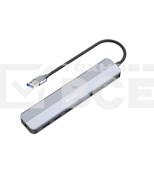 Концентратор USB-A ORIGO OU2270P/A1A с 7 портами USB 3.0 (1 порт быстрой зарядки)