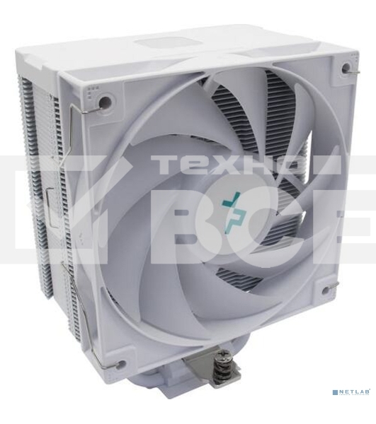 Кулер для процессора DEEPCOOL AG500 DIGITAL WH ARGB белый, 120 мм, алюминий/медь, 1950 об/мин, 29.4 дБ, 4 pin, 240 Вт, 158 мм