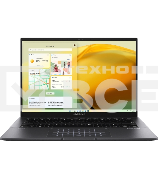 Ноутбук ASUS Zenbook 14 UM3402YA-KP783W AMD Ryzen5 7430U   2.3GHz  LPDDR4X 8GB 512GB PCIE G3 SSD   14.0