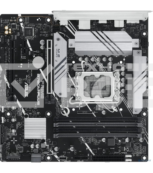 Материнская плата ASUS PRIME B760M-PLUS, LGA 1700, Intel B760, 4xDDR5, 4xSATA, 2xM.2, 1xPCIe 4.0 x4, 1xPCIe 5.0 x16, 1xPCIe x1, 1xDP, 1xHDMI, 1x 2.5Gb LAN, 2xUSB-A 3.2 Gen 2, 4xUSB-A 2.0, 3x3.5 мм, 7.1, mATX