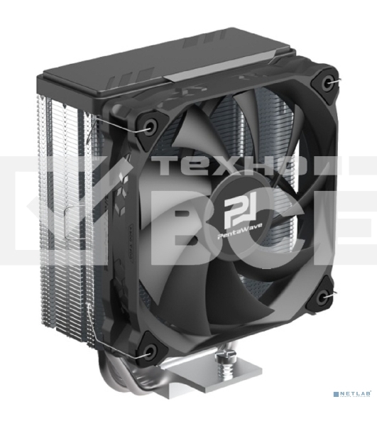 Кулер PentaWave PC-Z03E SRB черный 120мм алюминий+медь 1750rpm 29.5db 4-pin 205W 158мм