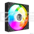 Вентилятор Powercase M53-14 ARGB черный 140x140x25mm (PWM, 80шт./кор, 4pin PWM (M+F)+ 3pin ARGB (M+F), 600-1800±10% об/мин), фото8