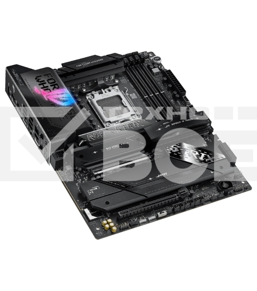 Материнская плата ASUS ROG STRIX X870E-E GAMING WIFI, AM5, AMD X870E, 4xDDR5, 4xSATA, 5xM.2, 1xPCI-E 5.0 x16, 1xPCI-E 4.0 x4, 1xHDMI, 1xUSB-C 3.2 Gen 2, 1xUSB-C 3.2 Gen 2x2, 2xUSB-C 4.0, 1x 5Gb LAN, 9xUSB-A 3.2 Gen 2, 2x3.5 мм, TOSLINK, 1xWi-Fi 7, ATX