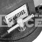 Тиски слесарные BVH-150, 150 мм, поворотные, стальная направляющая, с наковальней Denzel, фото5