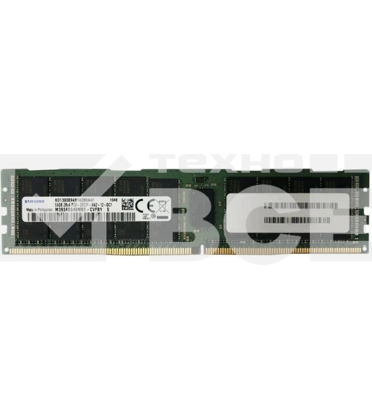 Оперативная память Samsung M393A8G40AB2-CVF, DDR4, 64Gb (1x64 GB), 2933 MHz, CL21, ECC, RDIMM