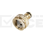 Адаптер латунный 1дюйм-3/4дюйм внутренняя резьба с переходником ЧЕТЫРЕ СЕЗОНА 62-0278, фото 1