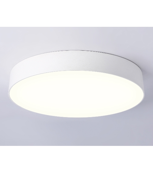 Потолочный светодиодный светильник Ambrella light FV5527 WH белый LED 45W 3000K D400*58 (Без ПДУ)