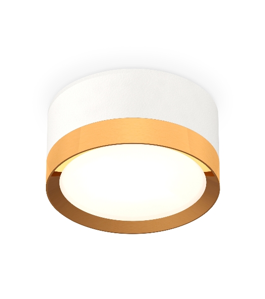 Светильник Ambrella Light XS8101005 SWH/PYG белый песок/золото желтое полированное GX53 (C8101, N8124)