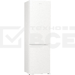 Холодильник Gorenje NRK6201PW4 белый двухкамерный 235/96л морозилка снизу, фото 1