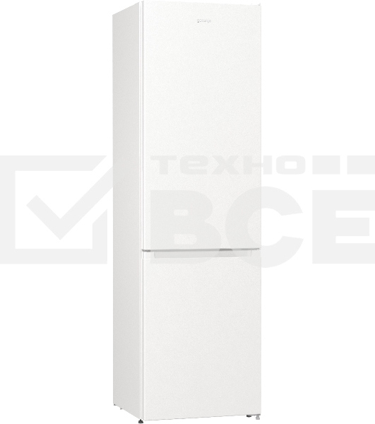 Холодильник Gorenje NRK6201PW4 белый двухкамерный 235/96л морозилка снизу