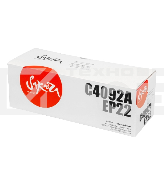 Картридж лазерный Sakura C4092A/EP22 для HP LJ 1100/ 1100A/ 3200; Canon LBP-800/ 810/ 1110/ 1120, черный, 2500 к.