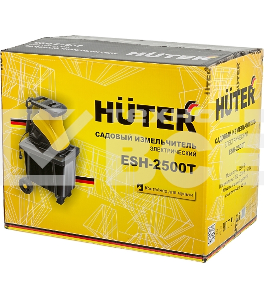 Садовый измельчитель Huter ESH-2500T 2500Вт 4600об/мин