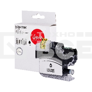 Струйный картридж Sakura LC3617BK для Brother, черный, 16 мл., 550 к.