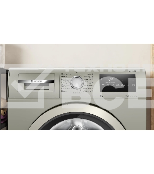 Стиральная машина Bosch WAN2420XME серебристый, загрузка фронтальная 8 кг, 1200 об/мин., класс: А+++