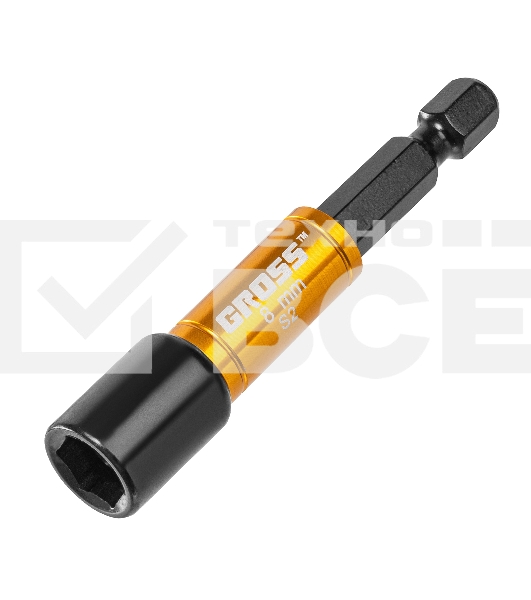 Бита с торцевой головкой, магнит, Nut-Driver, 8 мм, S2 Gross