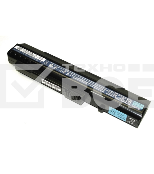 Аккумуляторная батарея для ноутбука Acer Aspire One ZG-5 D150 A110 531h 11.1V 4800mAh черный