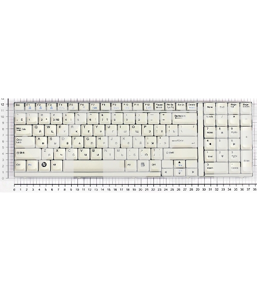 Клавиатура для ноутбука LG S900 белая