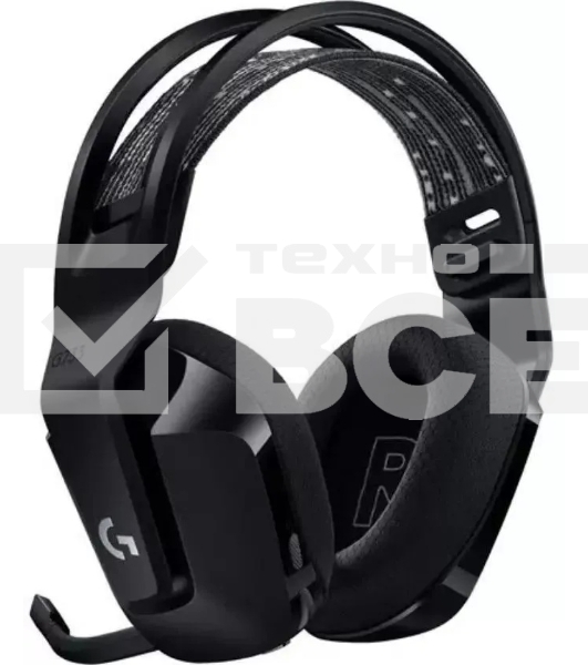 Наушники с микрофоном Logitech G733 Lightspeed черный мониторные Radio оголовье (981-000867)