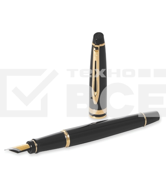 Ручка перьевая Waterman Expert 3 (CWS0951640) Black Laque GT F сталь подар.кор.