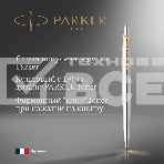 Ручка шариковая Parker Jotter Core K691 (CW1953182) Stainless Steel GT M син. черн. подар.кор., фото3
