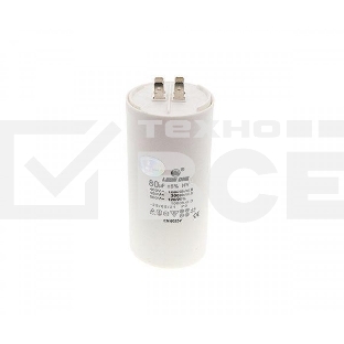 Конденсатор CBB60 80мкФ 450V (4 клеммы, крепление болтом) 304015