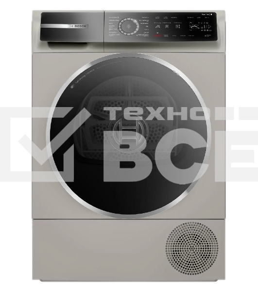 Сушильная машина Bosch WQB245BXME 8 серия. Сушильная машина с тепловым насосом, 9кг, класс энергоэффективности : A+++ Габариты: 842 х 598 х 613 мм,цвет серебристый