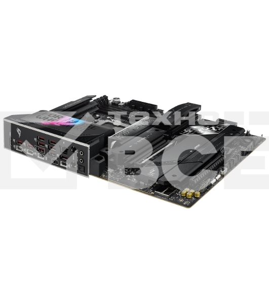 Материнская плата ASUS ROG STRIX X870E-E GAMING WIFI, AM5, AMD X870E, 4xDDR5, 4xSATA, 5xM.2, 1xPCI-E 5.0 x16, 1xPCI-E 4.0 x4, 1xHDMI, 1xUSB-C 3.2 Gen 2, 1xUSB-C 3.2 Gen 2x2, 2xUSB-C 4.0, 1x 5Gb LAN, 9xUSB-A 3.2 Gen 2, 2x3.5 мм, TOSLINK, 1xWi-Fi 7, ATX