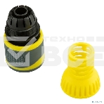 Коннектор для шланга, быстросъемный 3/4' с термопластичной резиной и защитой от перегибов Профи ЧЕТЫРЕ СЕЗОНА, фото 1