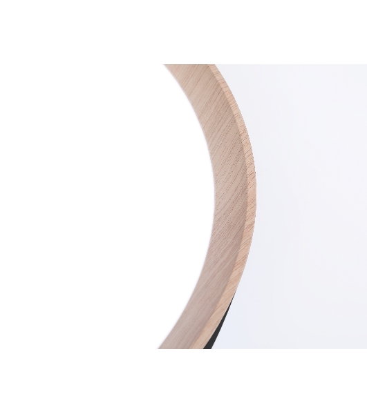 Потолочный светодиодный светильник Ambrella light FZ1326 BK/LWD черный/светлое дерево IP20 60W 3000-6400K D490*80 (ПДУ ИК)