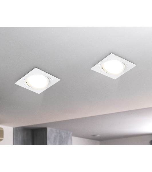 Светильник Ambrella light TN51915 WH белый GX53 max 12W 115*115*23