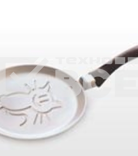 Сковорода НЕВА МЕТАЛЛ ПОСУДА 6222К (Кот) блинная д.22 Дизайн корпуса сковороды разработан так, чтобы при выпекании не нарушалась целостность блина, и красиво румянился рисунок. Антипригарное покрытие изделий - на водной основе, изготовлено без использован