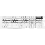 Клавиатура Гарнизон GK-200, USB, белый, механизированные клавиши, фото 1