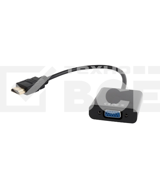 Переходник Gembird-Cablexpert Переходник HDMI-VGA, 19M/15F (A-HDMI-VGA-03)
