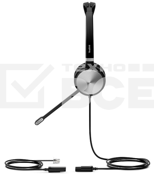 Гарнитура YEALINK YHS36 Dual Дуо, Проводная, HD звук, QD, RJ9, шт
